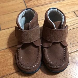 Toddler Boy Brown Suede Kai Boots
